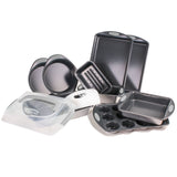 BergHOFF 11Pc Perfect Slice Bakeware Set, Silver