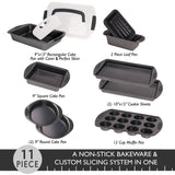 BergHOFF 11Pc Perfect Slice Bakeware Set, Grey