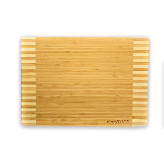 BergHOFF Bamboo 13" x 9" Rectangle Cutting Board, Two-Toned Stripe