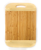 BergHOFF Bamboo 14.2" x 9.9" Rectangle Cutting Board, Two-toned