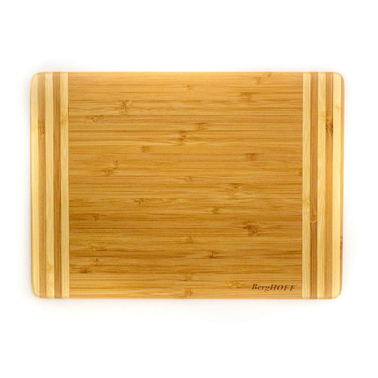 BergHOFF Bamboo Striped Rectangle Cutting Board, 10.6" x 7.7"