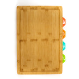 BergHOFF Bamboo Cutting Board with 4pc Flexible Boards, 16.5" x 11.8"