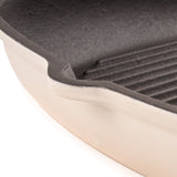 BergHOFF Neo 2pc Cast Iron 10" Fry Pan & 11" Grill Pan Cookware Set, Meringue
