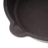 BergHOFF Neo 2pc Cast Iron 10" Fry Pan & 11" Grill Pan Cookware Set, Oyster