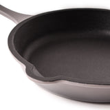BergHOFF Neo 3pc Cast Iron Cookware Set, Fry Pan & Round Dutch Oven, Oyster