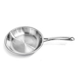 BergHOFF Professional 2pc Tri-Ply 18/10 Stainless Steel Cookware Set, 8" & 10" Fry Pan