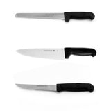 BergHOFF 3Pc Soft Grip Kitchen Knife Set, PP Handle, Stainless Steel Sharp Blade