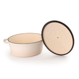 BergHOFF Neo 4pc Cast Iron Cookware Set, 5qt. & 8qt., Meringue