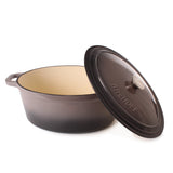 BergHOFF Neo 4Pc Cast Iron Cookware Set, 5qt. & 8qt. Dutch Ovens, Matching Lids, Oyster