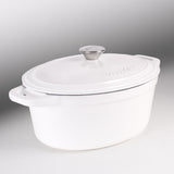 BergHOFF Neo 4pc Cast Iron Cookware Set, 5qt. & 8qt., White