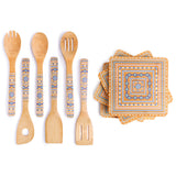BergHOFF Patterned 10Pc Bamboo Set