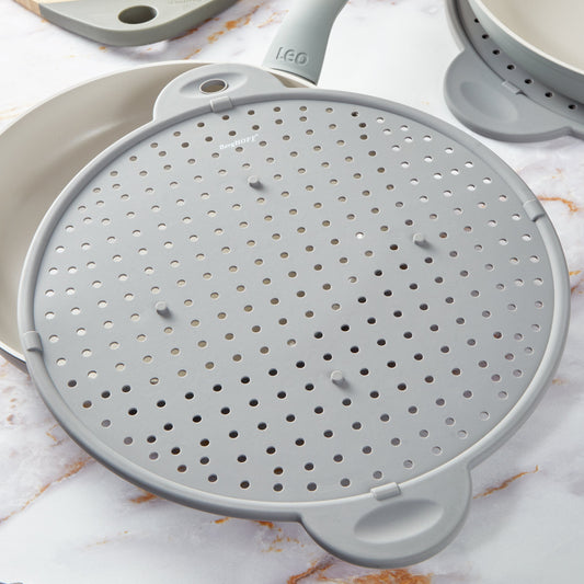 BergHOFF Silicone Splatter Screen with Dual Handles, 11"