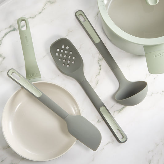 BergHOFF Balance 3Pc Nonstick Silicone Cooking Utensil Set, Recycled Material