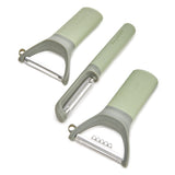 BergHOFF Leo Balance 3pc Stainless Steel Peeler Set, Recycled Material