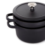 BergHOFF Leo Graphite 3Pc Enamel Cast Iron Cookware Set