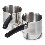BergHOFF Essentials 2Pc 18/10 Stainless Steel 3.5" Moka Pot Set, 18oz