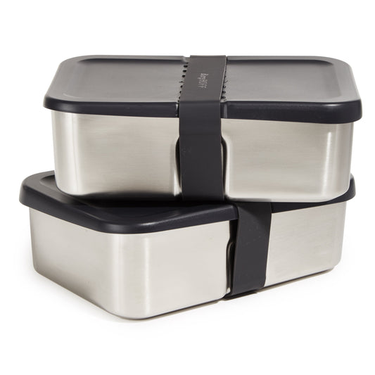 BergHOFF Essentials 6Pc 18/10 Stainless Steel Lunch Box Set For Two