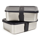 BergHOFF Essentials 6Pc 18/10 Stainless Steel Lunch Box Set For Two