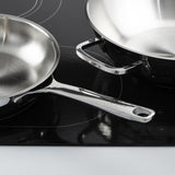 BergHOFF DiNA Helix 2pc Recycled 18/10 Stainless Steel Stir Fry Cookware Set