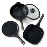 BergHOFF Leo Stone+ 4Pc Nonstick Ceramic Cookware Set