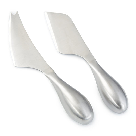 BergHOFF Aaron Probyn 2Pc 18/10 Stainless Steel Gorge Hard and Soft Cheese Knife Set
