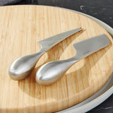 BergHOFF Aaron Probyn 2Pc 18/10 Stainless Steel Gorge Hard and Soft Cheese Knife Set