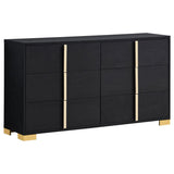 Marceline 4-Piece Full Bedroom Set Black