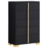 Marceline 5-Piece Queen Bedroom Set Black