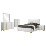 Marceline 5-Piece Full Bedroom Set White
