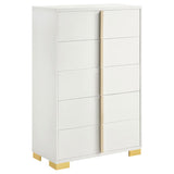 Marceline 5-Piece Full Bedroom Set White