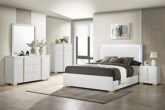Marceline 5-Piece Queen Bedroom Set White