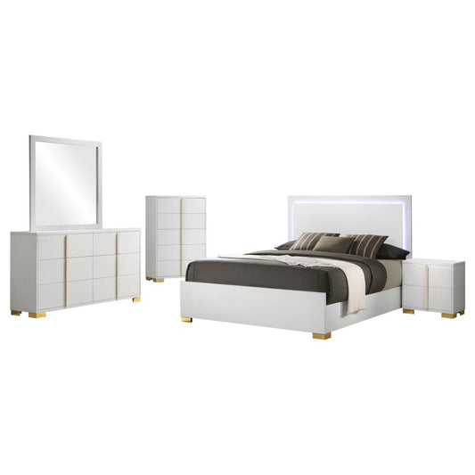 Marceline 5-Piece Queen Bedroom Set White