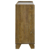 Henderson 6-Drawer Bedroom Dresser Cabinet Medium Oak