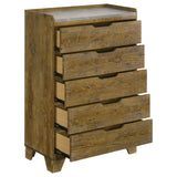 Henderson 5-Drawer Chest Medium Oak