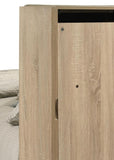 Arielle 4-Piece Queen Upholstered Bedroom Set Light Oak