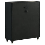 Ravenne 5-piece Velvet Upholstered Queen LED Bedroom Set Black
