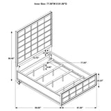 Durango 4-Piece Eastern King Bedroom Set Smoked Peppercorn