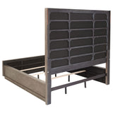 Durango 80-inch California King Panel Bed Taupe Oak