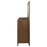 Maderia 8-drawer Dresser and Mirror Walnut