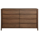 Maderia 8-drawer Dresser Cabinet Walnut