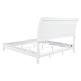 Bexhill 56-inch Upholstered Eastern King Panel Bed White