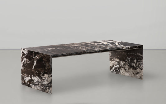 Canova Coffee Table - Handcrafted Genuine Marble with Elegant Design for a Chic Living Room Refresh