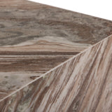 Canova End Table - Handcrafted Genuine Marble with Elegant Design for Contemporary Living Spaces