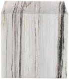 Canova End Table - Handcrafted Genuine Marble with Elegant Design for Contemporary Living Spaces