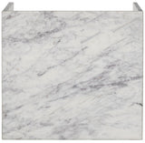 Canova End Table - Handcrafted Genuine Marble with Elegant Design for Contemporary Living Spaces