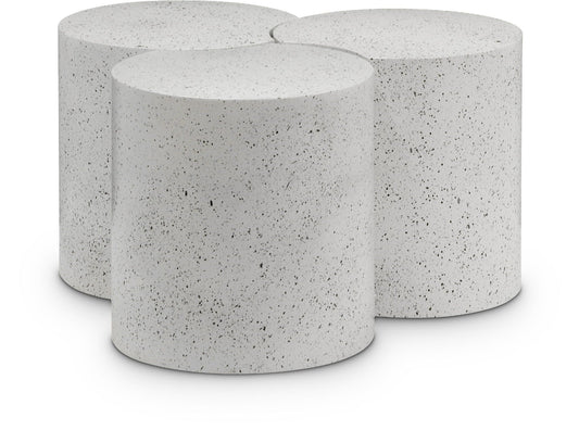 Dimple - 3 Piece Modular Coffee Table - Terazzo Finish