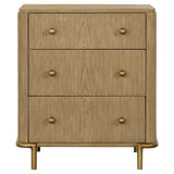 Arini 3-drawer Nightstand Sand Wash