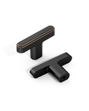DESIGN2244 Champagne Bronze Cabinet Knobs | Rectangle Drawer Pulls for Kitchen&Bathroom
