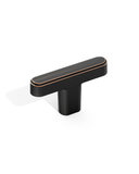 DESIGN2244 Champagne Bronze Cabinet Knobs | Rectangle Drawer Pulls for Kitchen&Bathroom