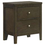 Wilkes 5-Piece Eastern King Bedroom Set with Upholstered Bed Dark Cocoa